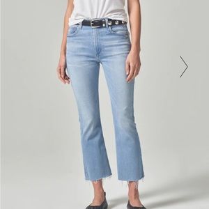 Citizens of Humanity mid rise cropped Isola jeans in Marquee